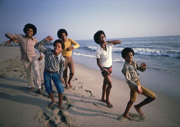 Οι Jackson 5 στην παραλία το 1969
