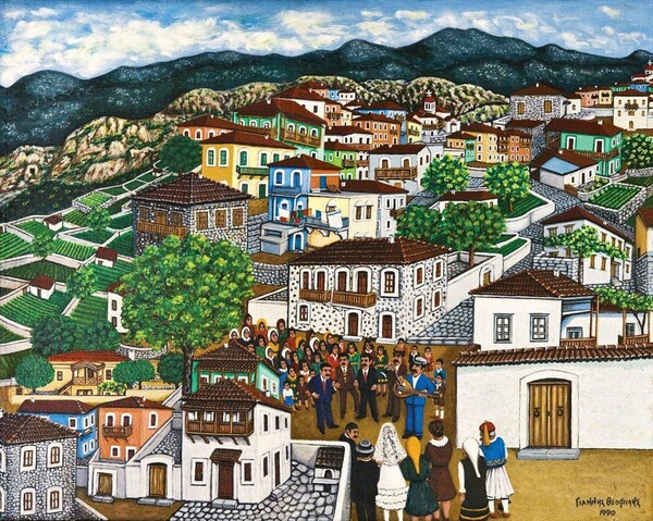 Έλληνες και Κύπριοι Ναΐφ ζωγράφοι στο Σισμανόγλειο Μέγαρο