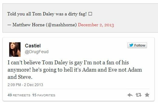 Ομοφοβικό παραλήρημα για το coming out του Τοm Daley