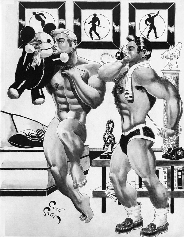 H vintage gay erotica του Carl Corlem