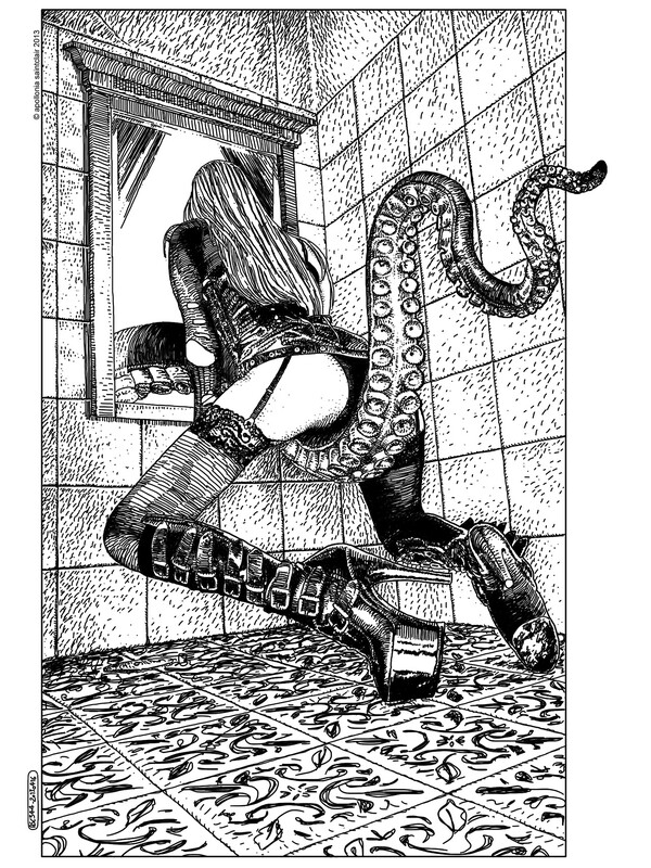 Ο πειρασμός της ημέρας: H ασπρόμαυρη erotica της Apollonia Saintclair [NSFW]