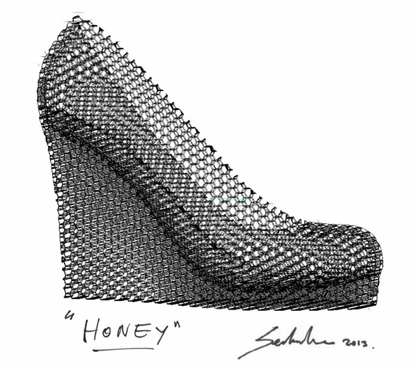 12 Shoes for 12 Lovers. Sebastian Errazuriz.
