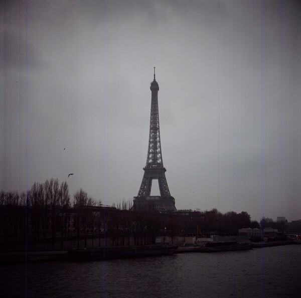 Scratched negatives from Paris. Στάθης Μαμαλάκης.