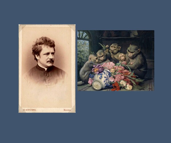 Gabriel Cornelius Ritter von Max, ο δαρβινιστής ζωγράφος.