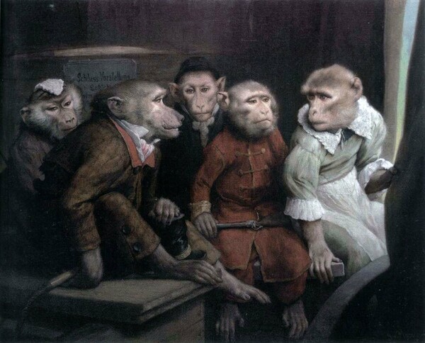 Gabriel Cornelius Ritter von Max, ο δαρβινιστής ζωγράφος.
