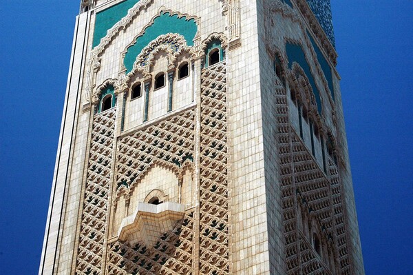 Το Μέγα Τζαμί του Χασάν Β' στην Καζαμπλάνκα.