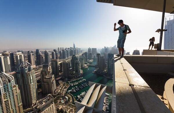 Η θέα απο τα ψηλότερα κτίρια του Dubai