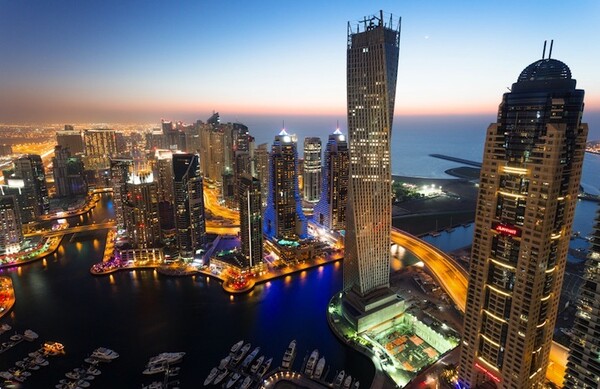 Η θέα απο τα ψηλότερα κτίρια του Dubai