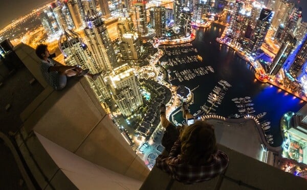 Η θέα απο τα ψηλότερα κτίρια του Dubai