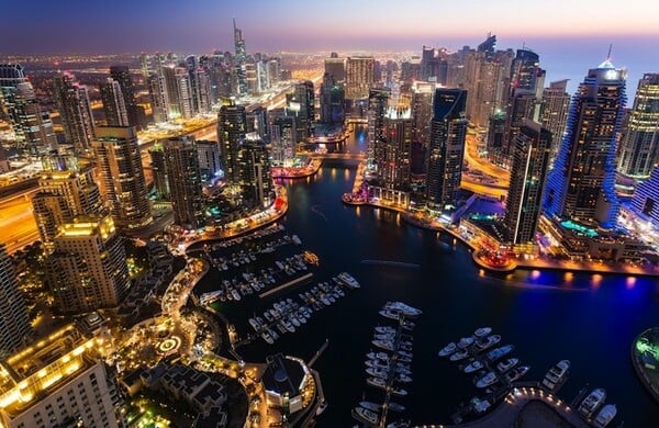 Η θέα απο τα ψηλότερα κτίρια του Dubai