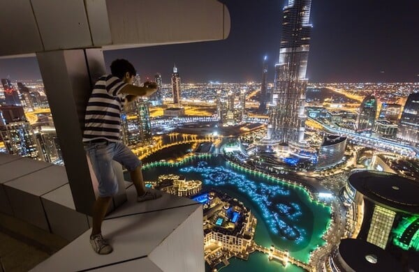 Η θέα απο τα ψηλότερα κτίρια του Dubai