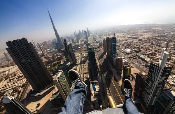 Η θέα απο τα ψηλότερα κτίρια του Dubai
