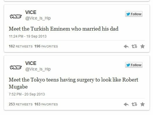 Τα 11 καλύτερα tweets από τον απροσδόκητα ξεκαρδιστικό ψεύτικο λογαριασμό του Vice στο Twitter