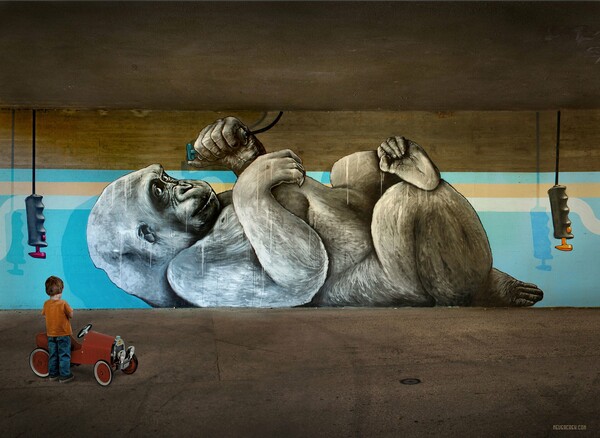  H σχεδόν ποιητική street art των NeverCrew