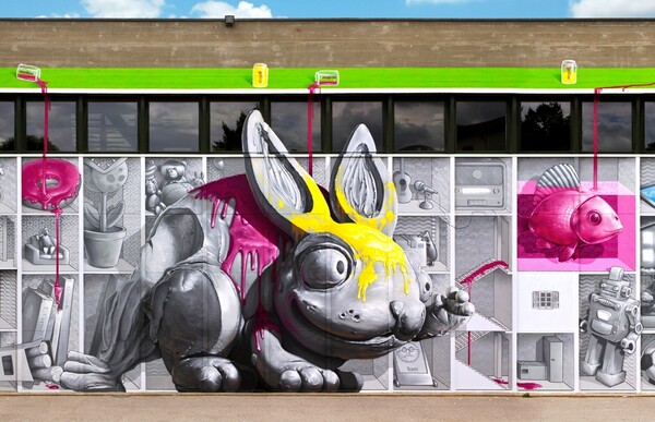  H σχεδόν ποιητική street art των NeverCrew