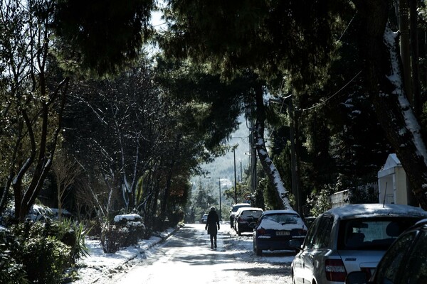 Χιόνια στα Βόρεια Προάστεια