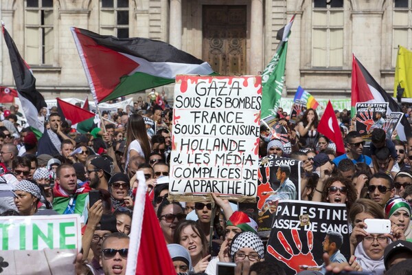 O πλανήτης διαδηλώνει για τη Γάζα