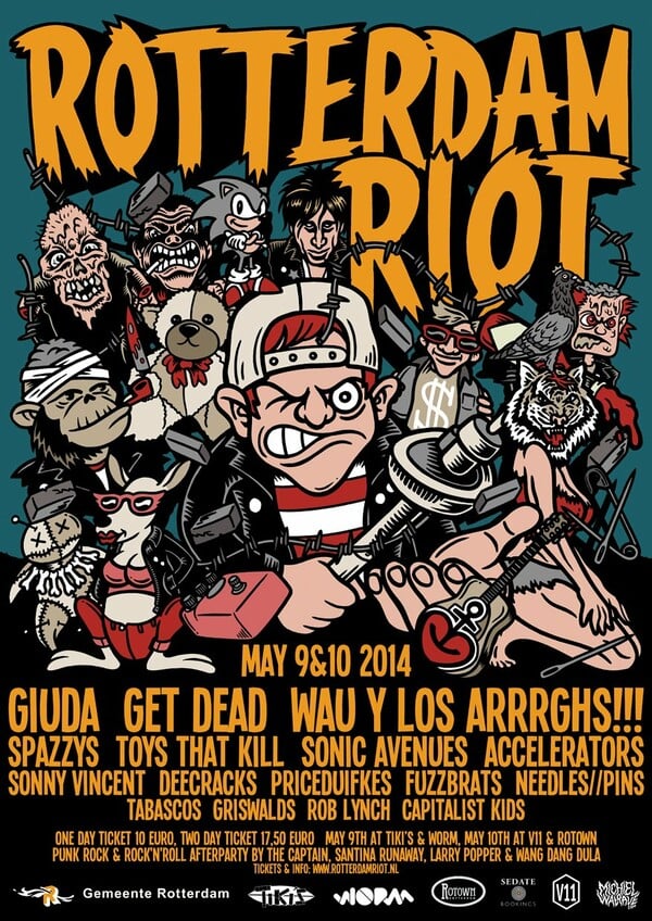 Hardcore punk, κόμικ αισθητική, και υπέροχα σχέδια