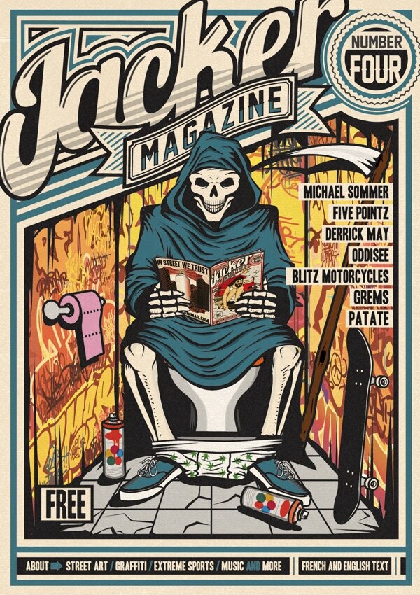 Jacker Magazine: Ένα νέο περιοδικό για την κουλτούρα του δρόμου