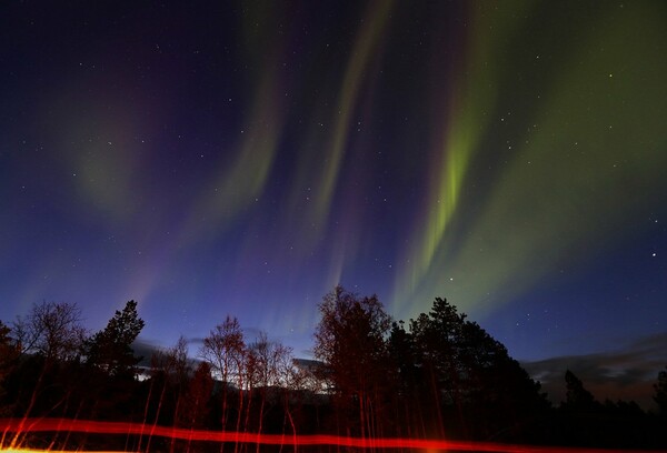 Τo Βόρειο Σέλας στον ουρανό της Νορβηγίας, από τον Γιάννη Μπεχράκη