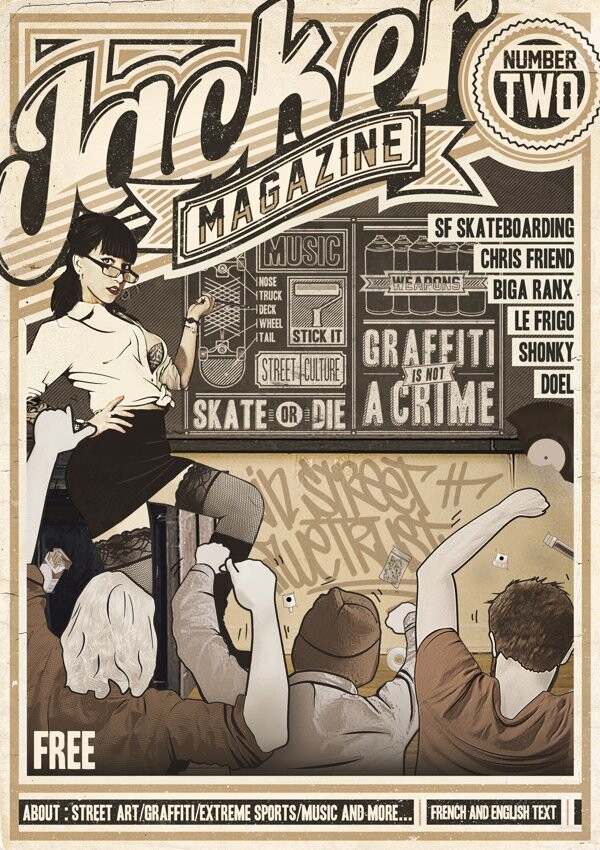 Jacker Magazine: Ένα νέο περιοδικό για την κουλτούρα του δρόμου