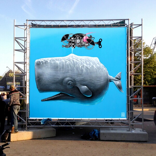  H σχεδόν ποιητική street art των NeverCrew