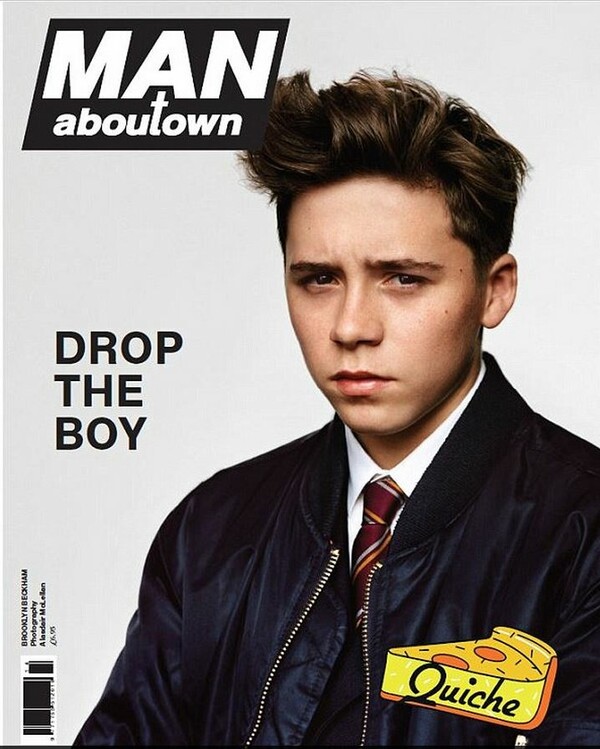 O Brooklyn Beckham στο πρώτο του εξώφυλλο 