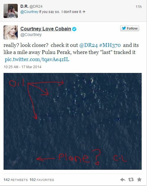 Η Courtney Love βρήκε το Boeing που όλοι ψάχνουν!