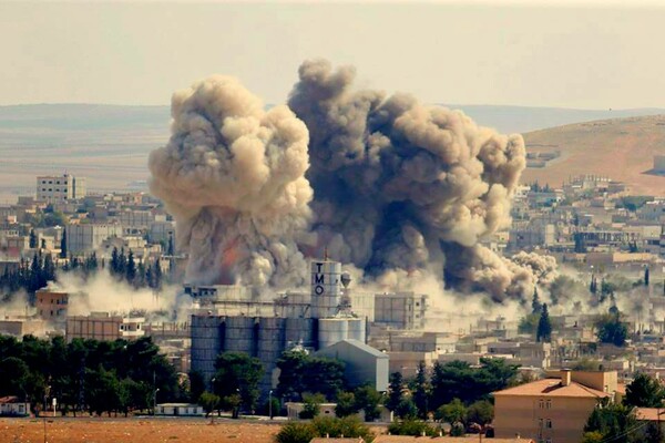Η πολιορκία της κουρδικής πόλης Κομπάνι από την ISIS