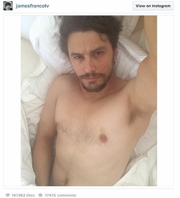 Ο James Franco δημοσίευσε ένα γυμνό selfie στο instagram