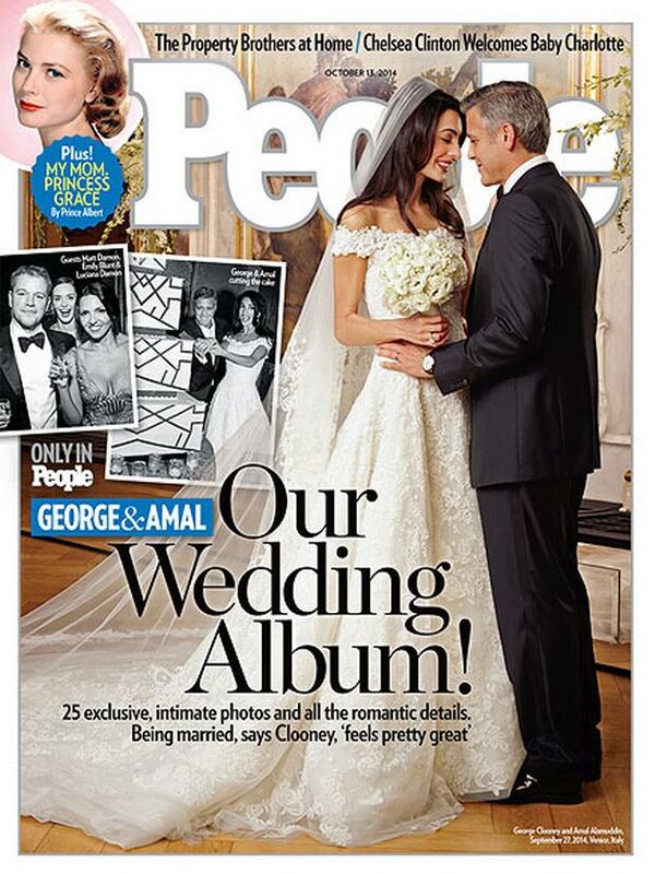 Οι πρώτες φωτογραφίες από το γάμο Clooney - Alammudin