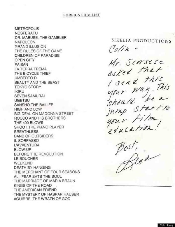 Ο Mάρτιν Σκορτσέζε φτιάχνει μια λίστα με 39 θεμελιακές ταινίες του σινεμά 