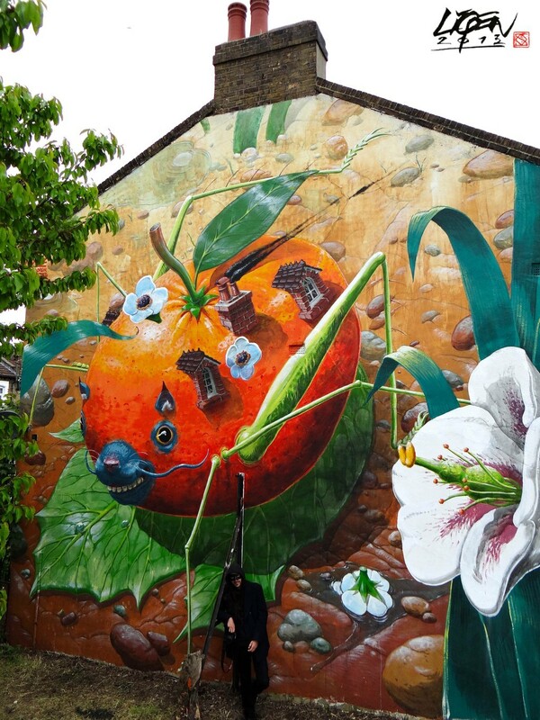 Ένα ολοκαίνουριο εντυπωσιακό mural στην Σικελία