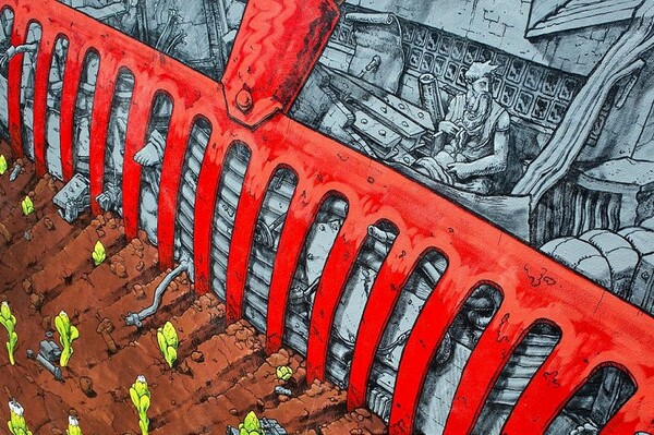 Ένα ολοκαίνουριο εντυπωσιακό mural στην Σικελία