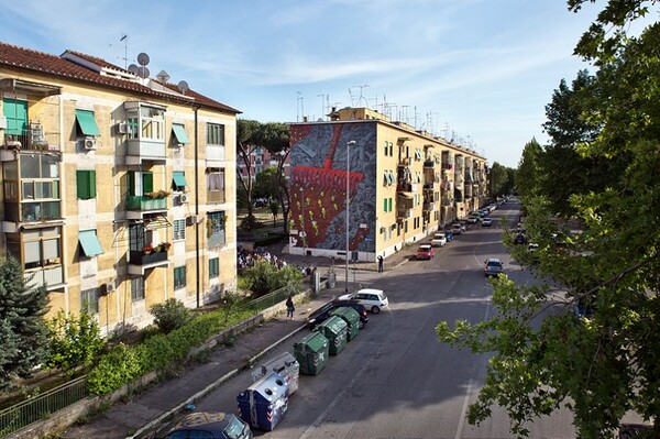 Ένα ολοκαίνουριο εντυπωσιακό mural στην Σικελία