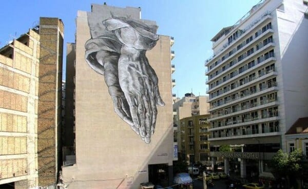 Αυτό θα είναι το επόμενο mural του Μανώλη Αναστασάκου στο κέντρο της Αθήνας.