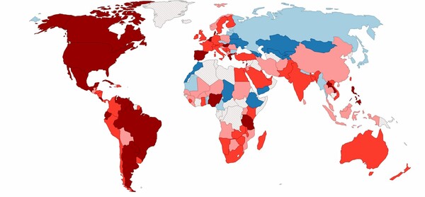 Η Ελλάδα στον παγκόσμιο χάρτη της αγάπης