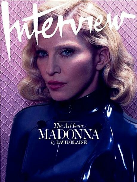 H Madonna γυμνή στο Ιnterview