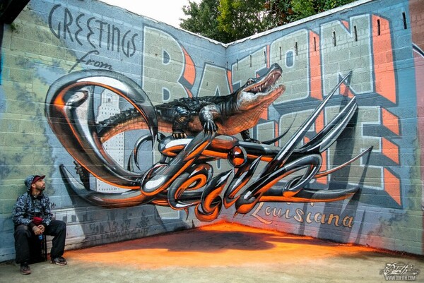 Ο Odeith κάνει τα πιο απίστευτα 3D γκραφίτι του κόσμου