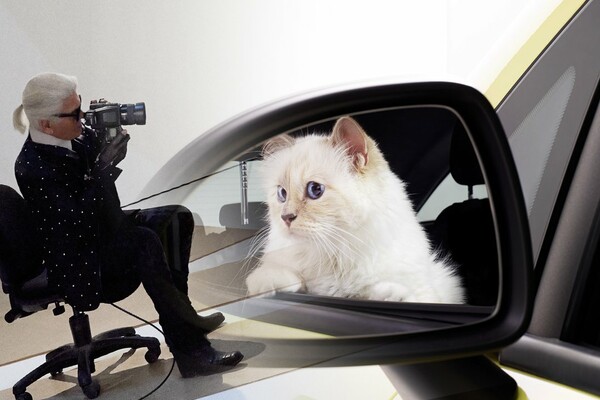 To νέο πρόσωπο της Opel είναι η γάτα του Karl Lagerfeld