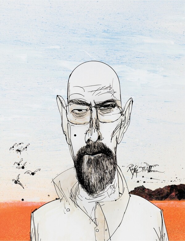 O Ralph Steadman για το Breaking Bad