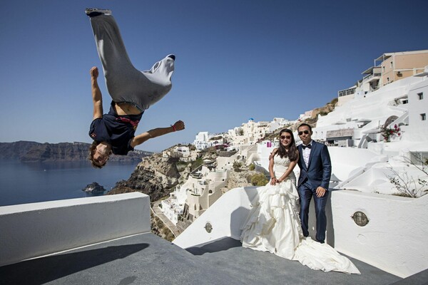 Red Bull Art of Motion στη Σαντορίνη