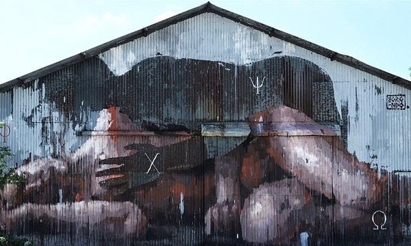 Τα ποιητικά murals του Borondo