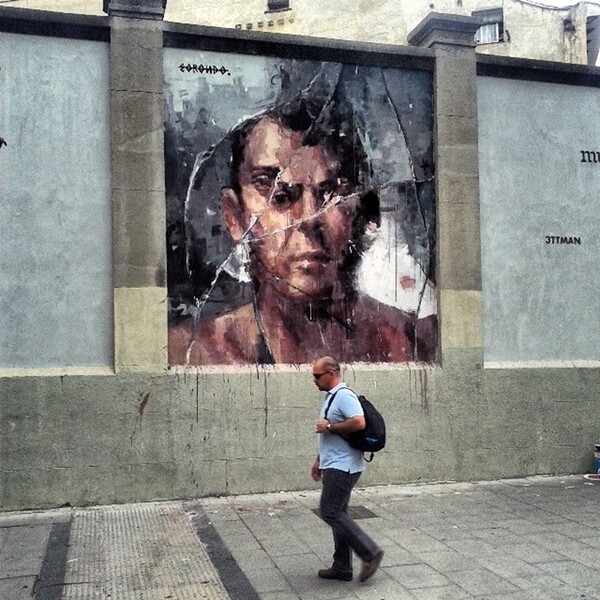 Τα ποιητικά murals του Borondo