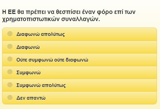 Απάντησα σ' αυτό το ερωτηματολόγιο για να δω τι πρέπει να ψηφίσω στις Ευρωεκλογές