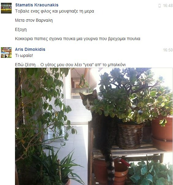 Facebook Chat... με τον Σταμάτη Κραουνάκη