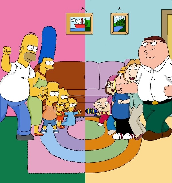 Τι θα γινόταν αν οι Griffins συναντούσαν τους Simpsons;