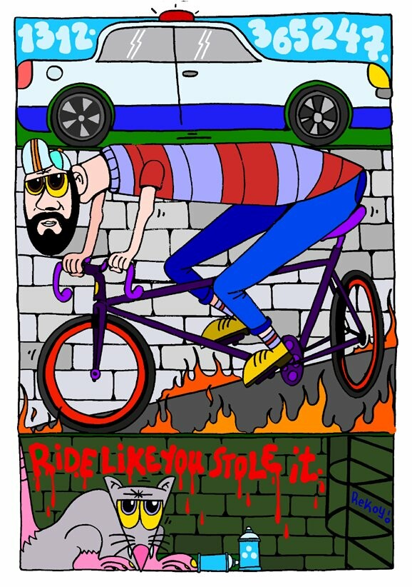 Μια ματιά στην Poster Bikeart Exhibition, λίγο πριν τα σημερινά εγκαίνια της