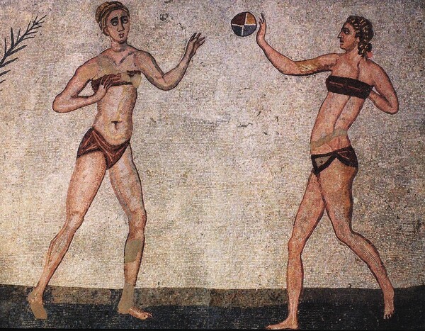 Οι ρωμαίες αθλήτριες με τα μπικίνι της Villa del Casale