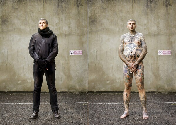 Πώς είναι 14 φανατικοί του τατουάζ με και χωρίς ρούχα